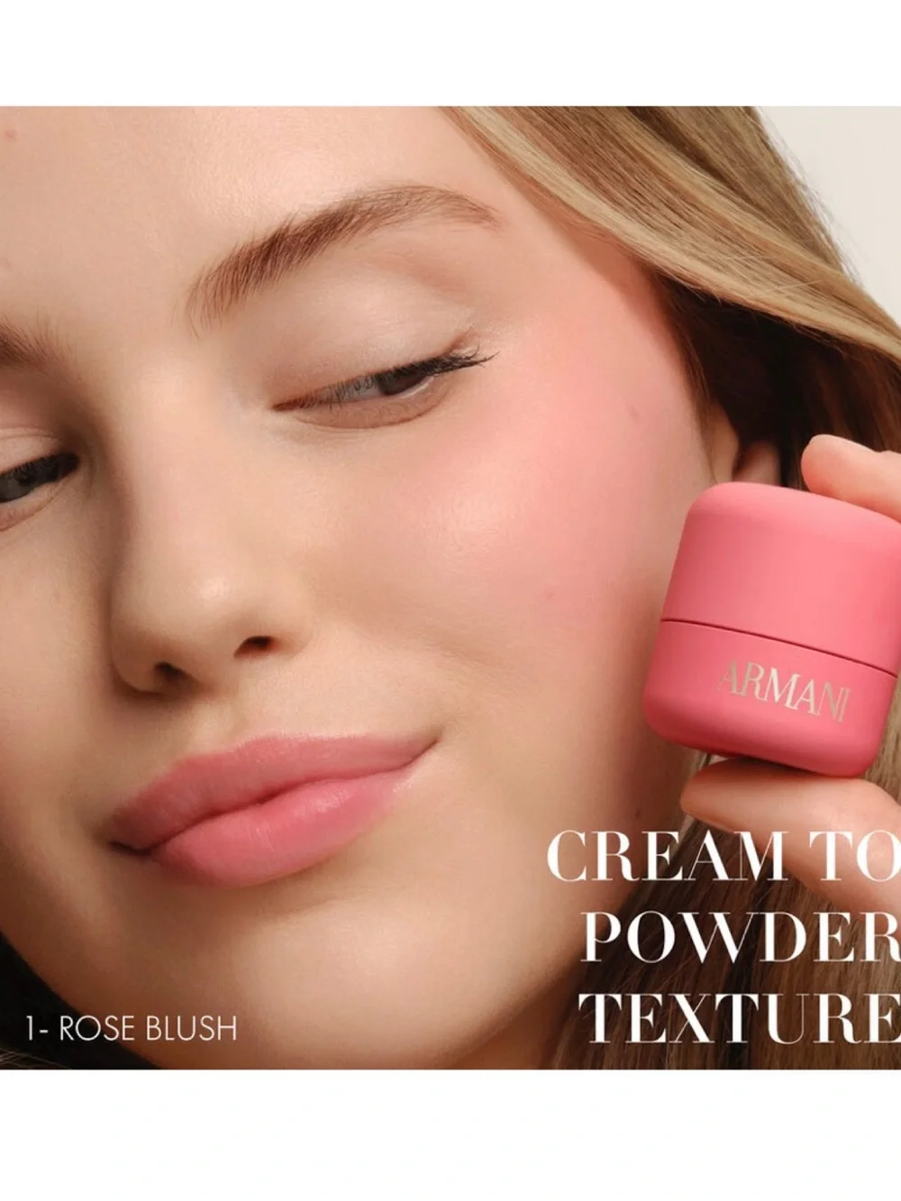 NEW✅Armani 1 Rose Blush
